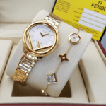 ⁦فندي موديل بحرفF مع سوار بحرفF⁩ - الصورة ⁦8⁩