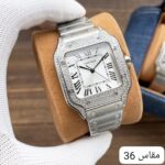 ⁦ساعة كارتير سانتوس مرصعه⁩ - الصورة ⁦2⁩